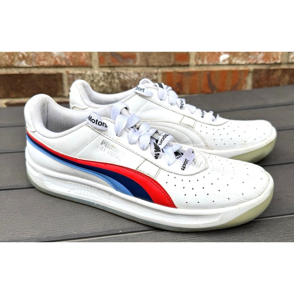 Puma BMW M Motorsport GV Special 1 White/Red-Blue 339993-01 Size 9.5 - Picture 1 of 11